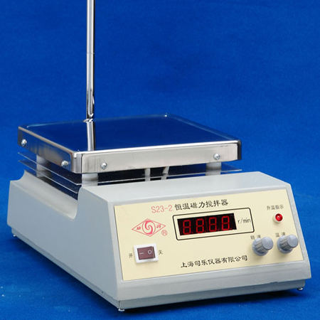 上海司樂(lè)S23-2轉(zhuǎn)速數(shù)顯恒溫磁力攪拌器