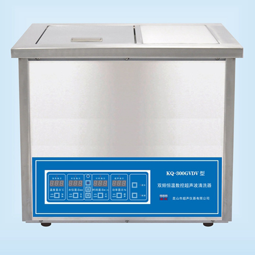 KQ-300GVDV臺式雙頻恒溫數(shù)控超聲波清洗器超聲波清洗機